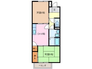 鵜方駅 徒歩40分 1階の物件間取画像